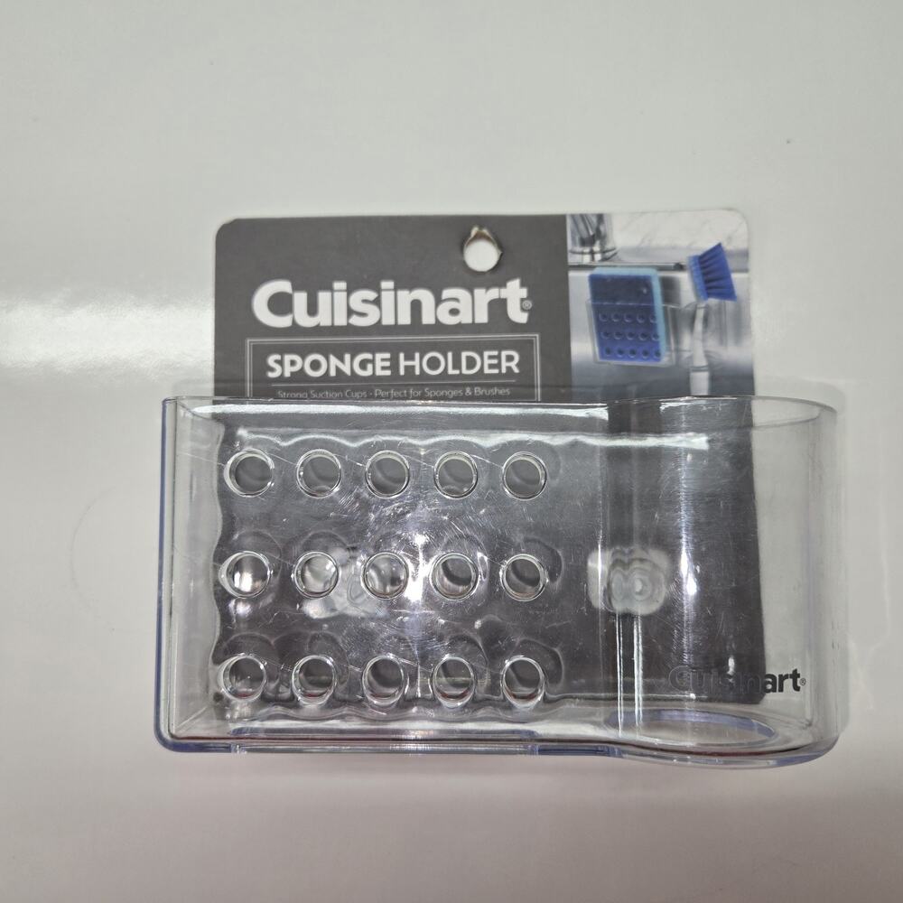 Cuisinart Sponge Holder Brush Basket Suction Cup Mount